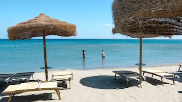 Vlak bij het strand