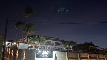 Front of property – evening/night