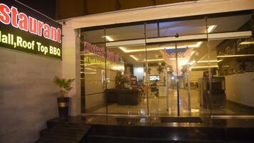 Majoituspaikan julkisivu