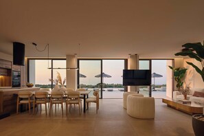 Dining - Gavras Exclusive Villa II, Pool & Heated Whirlpool, SeaViews (9HFX+3FH Arkadi, Greece)