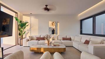 Smart TV, video games, ping pong, books