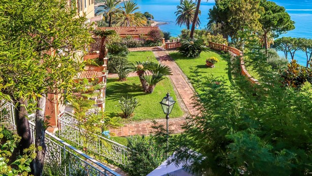 A coastal property with a garden, a pathway, and a view of the sea. - Paradise Corner by Interhome (Ventimiglia)