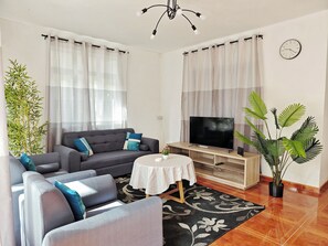 Living area - 3 Bedroom appartment 1 min walk from Bruno Cheong Hospital & flacq centre (Central Flacq)