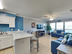 TV - Southwind III Condo #H6 | Access to Pool & Across from Beach! (Panama City Beach)