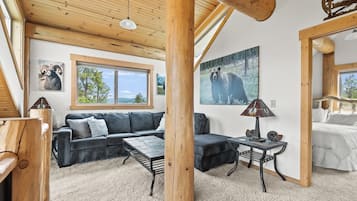 TV, fireplace, offices