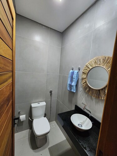 A brand-new house, designed with guests' comfort and leisure in mind