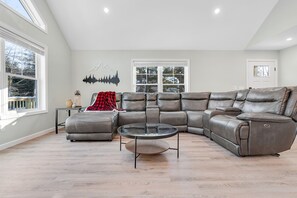 House, 3 Bedrooms | Living area | Smart TV - Unwind At Our Beautiful Sanctuary Scenic Views 3 Bedroom Home by RedAwning (Bridgton)