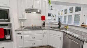 House, 3 Bedrooms | Private kitchen - Serene Escape By The Lake 3 Bedroom Home by RedAwning (Montgomery)