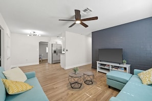 Living area - Sunny Palmetto Oasis: 4br Home With Private Pool 4 Bedroom Home by RedAwning (Palmetto)