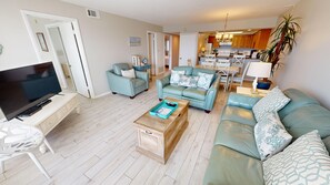 Living area - Beach House 503d 2 Bedroom Condo by RedAwning (Miramar Beach)