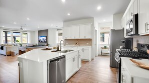 House, 4 Bedrooms | Private kitchen | Fridge, oven, coffee/tea maker, toaster - Elegant, Spacious Retreat Perfect For Families 4 Bedroom Home by RedAwning (Austin)