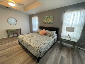 3 bedrooms, iron/ironing board, travel cot, WiFi