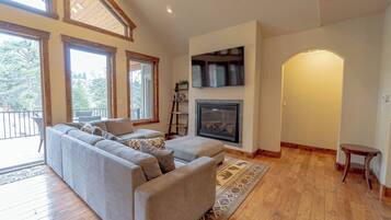 TV connectée, cheminée