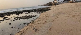 Studio Meublé à Yenne Dakar Auprès de la Plage Pied Dans L'eau