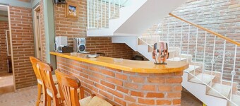 New Family House. Pool & BBQ Area