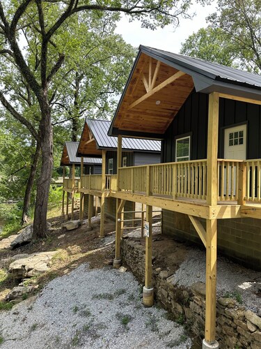 Griffen Mill Properties Cabin #8 by Waterfall in Salem Al  with WiFi, AC