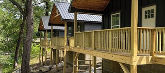 Griffen Mill Properties Cabin #8 by Waterfall in Salem Al  with WiFi, AC