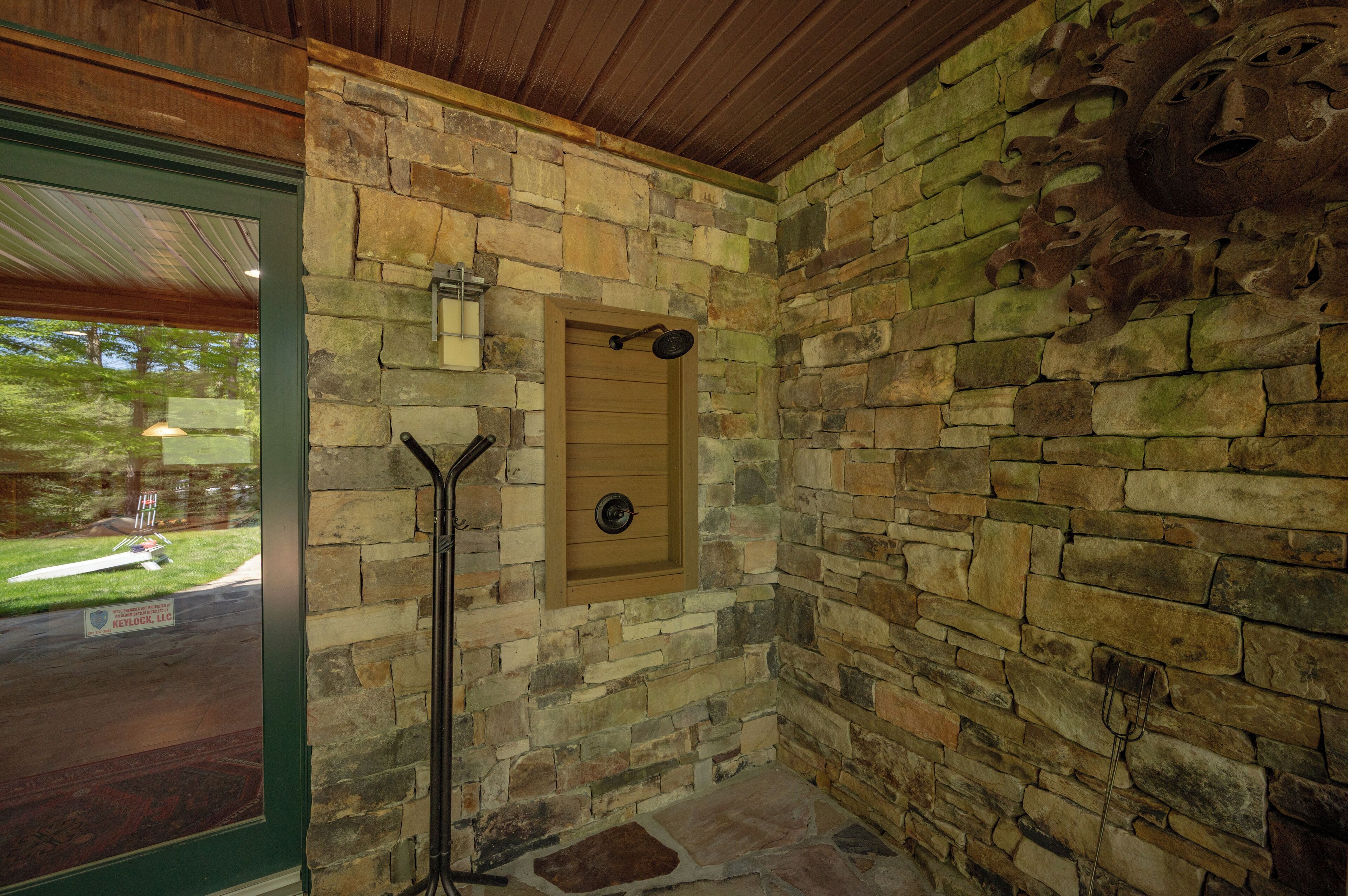 Outdoor Shower on Patio