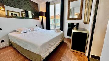 1 makuuhuone, silitysrauta/-lauta, ilmainen Wi-Fi, vuodevaatteet