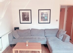 Una televisión de pantalla plana