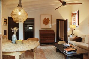 Living area - Can Escu - Villa in the Heart of the Tramuntana Mountains (Sóller)