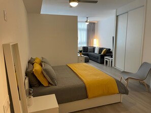 1 bedroom, WiFi, bed sheets - Urban Loft with Stunning City & Sea Views (Corralejo)