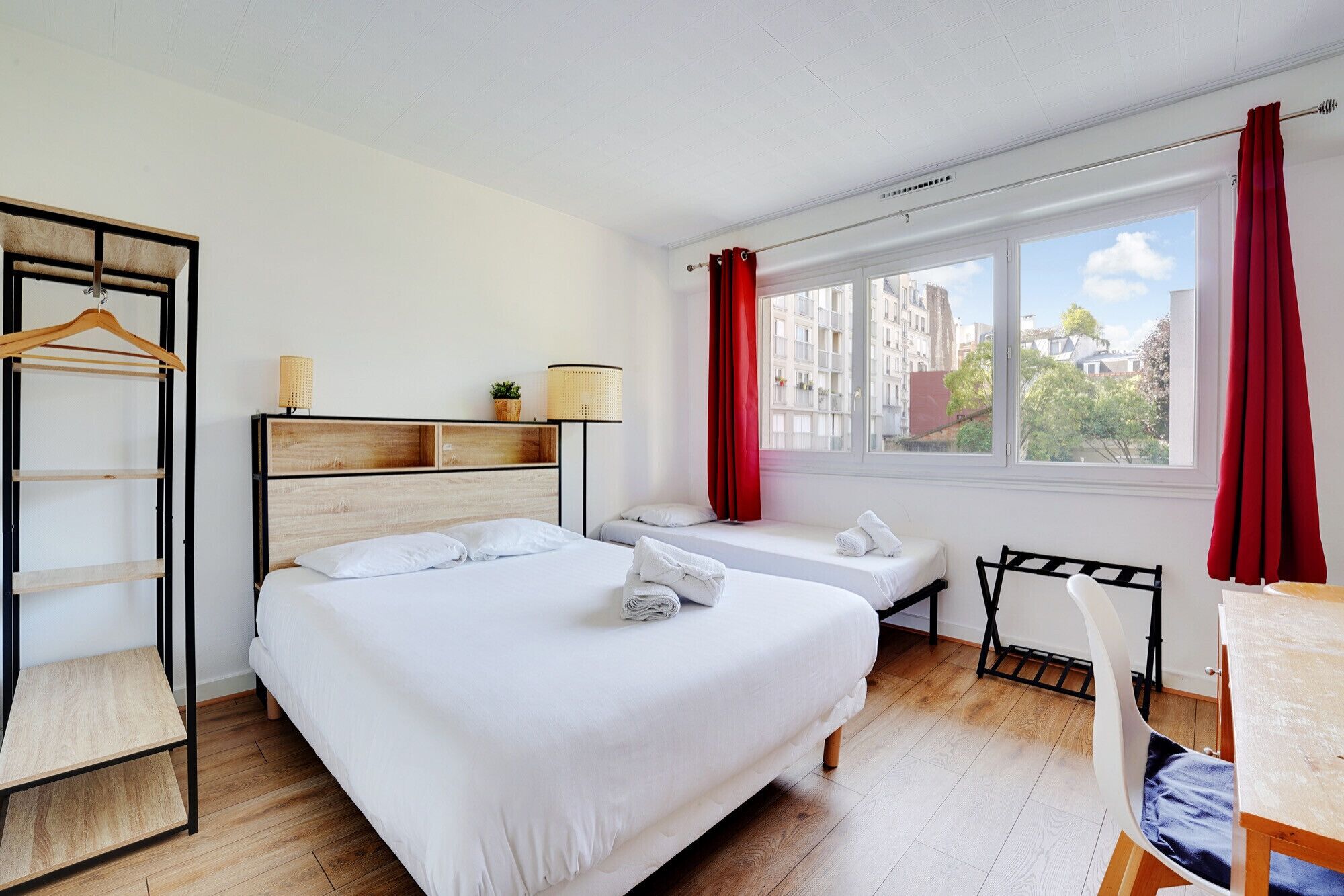 2 chambres, Wi-Fi gratuit, draps fournis