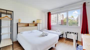 2 habitaciones, wifi gratis y ropa de cama