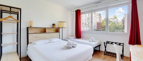 2 chambres, Wi-Fi gratuit, draps fournis