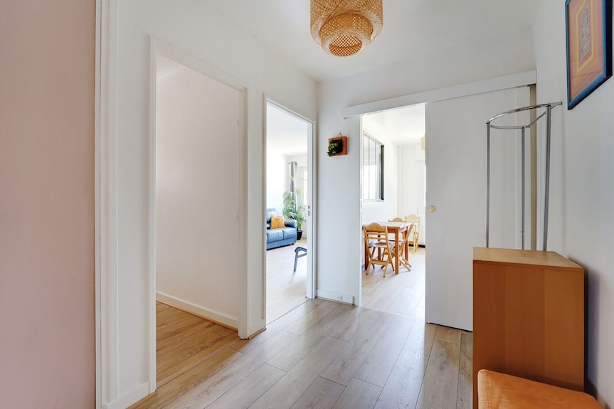 Spacious Family Flat 2bdr & Private Parking Sup - Paris