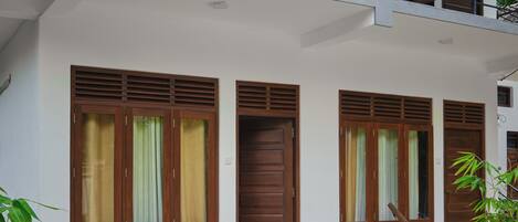 Majoituspaikan julkisivu