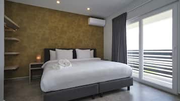 Penthouse Luxe, balcon, vue jardin