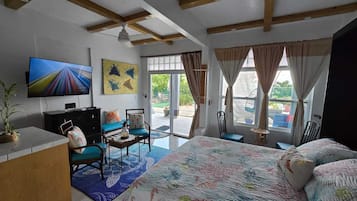 1 bedroom, in-room safe, desk, iron/ironing board