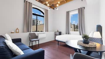 Exclusive Room, 1 Queen Bed with Sofa bed (Shared Bathroom)