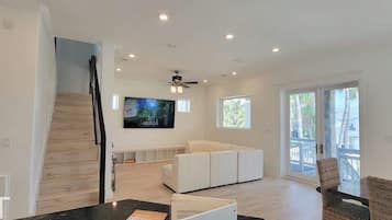House, Multiple Beds, Pool Access (Padre Beach House) | Living area