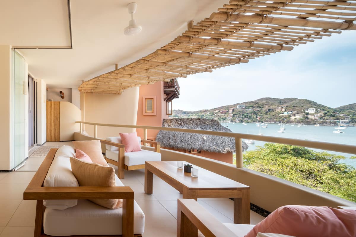 Villa de lujo, vista a la playa | Terraza o patio