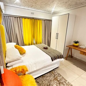 5 slaapkamers, een strijkplank/strijkijzer, wifi, beddengoed
