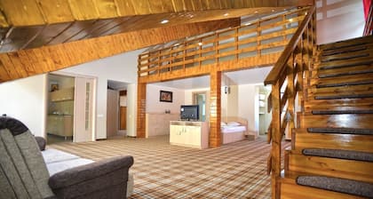 Cozy apartment in Bușteni with kitchen, common play room and outside fitness