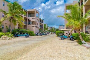 Property grounds - Beautiful condo w/WiFi, central AC, shared pool & central location (San Pedro)