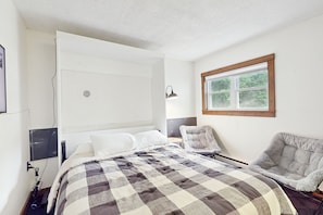 1 dormitorio, tabla de planchar con plancha, Internet y ropa de cama