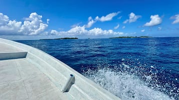 Private beach, white sand, sun-loungers, beach umbrellas