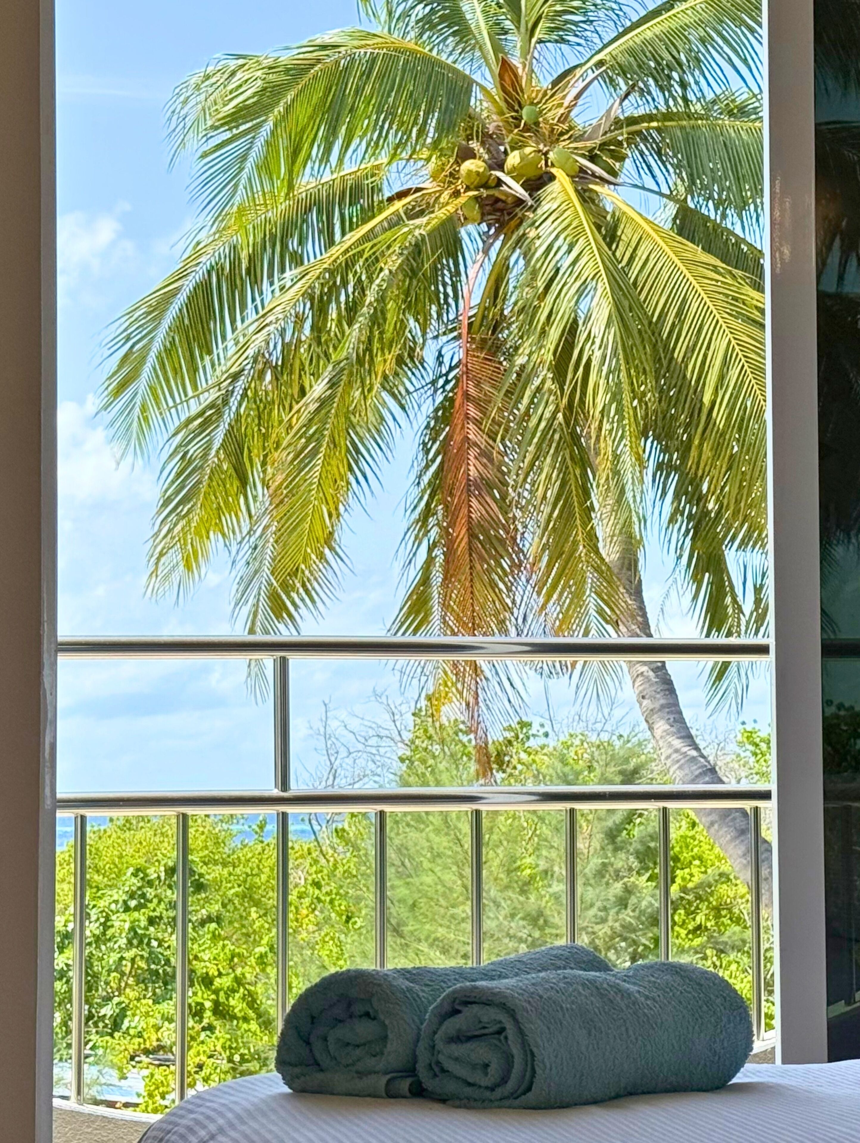 Habitación doble estándar, 1 habitación, balcón, vista al mar | Minibar, caja de seguridad en la habitación y escritorio 