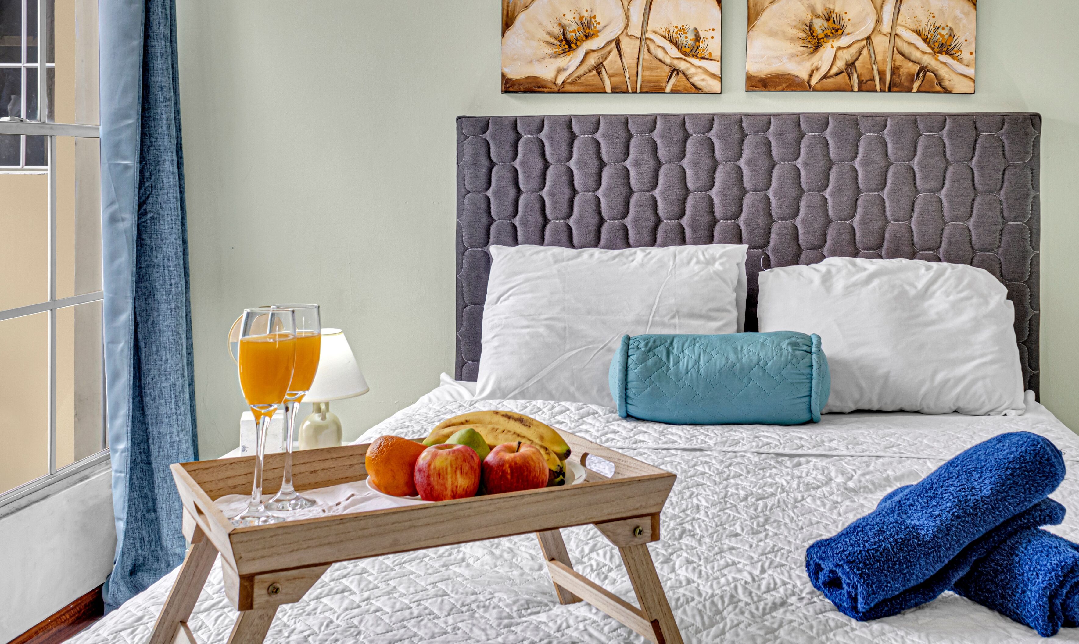 2 slaapkamers, een strijkplank/strijkijzer, gratis wifi