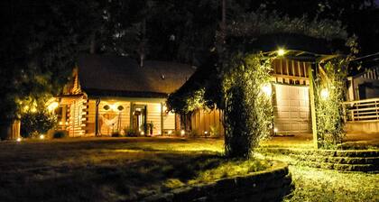 Cozy 2-bedroom cabin in charming Clinton with AC, WiFi, Family friendly.
