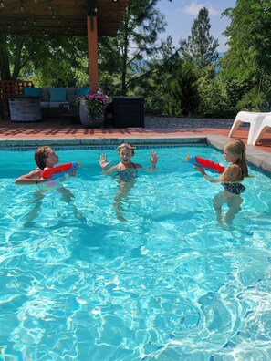 Beheizter Pool
