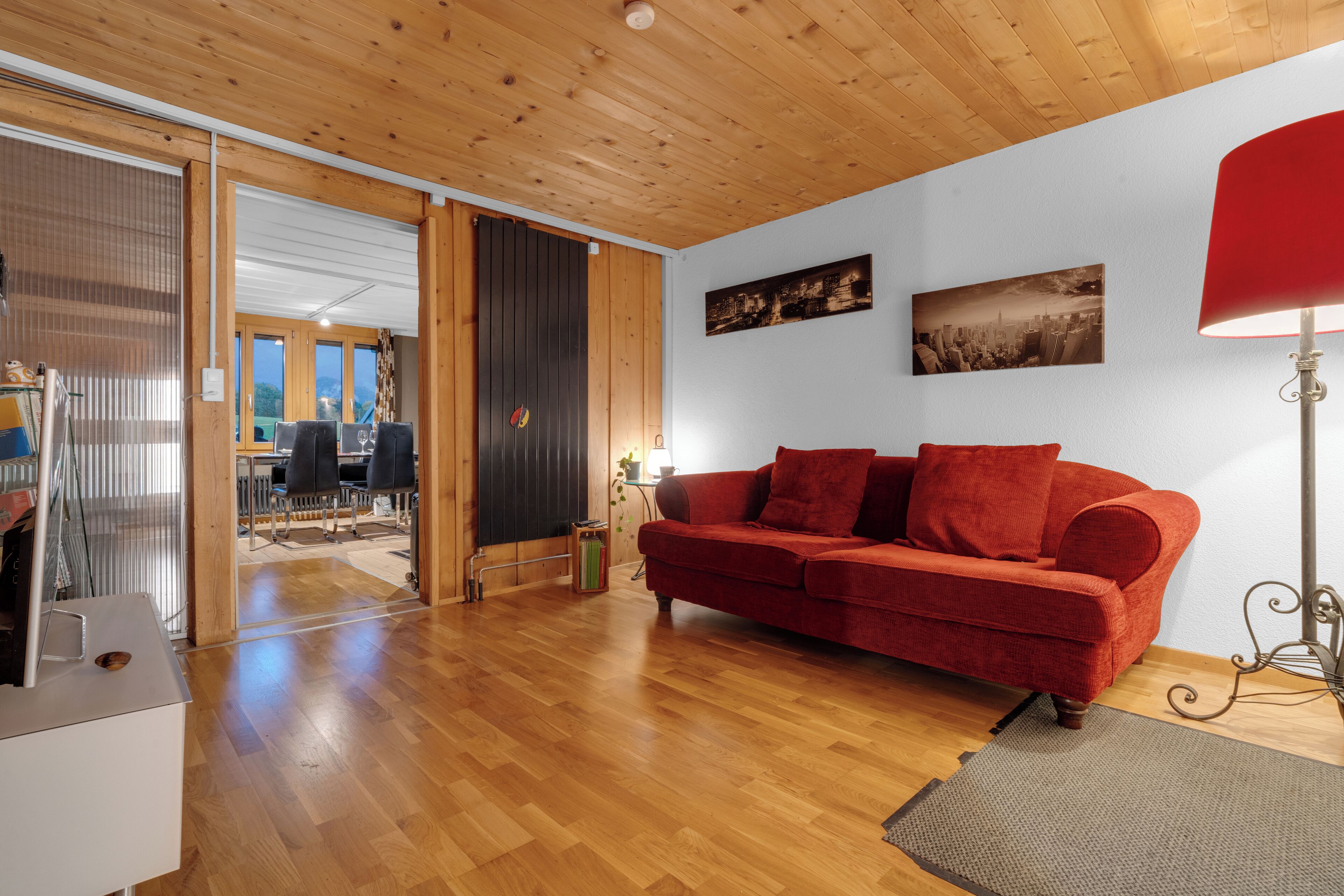 Smart-TV, Kamin, DVD-Player