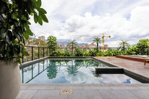 Indoor pool, a heated pool