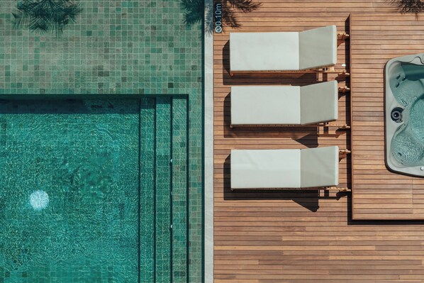 Indoor pool, a heated pool