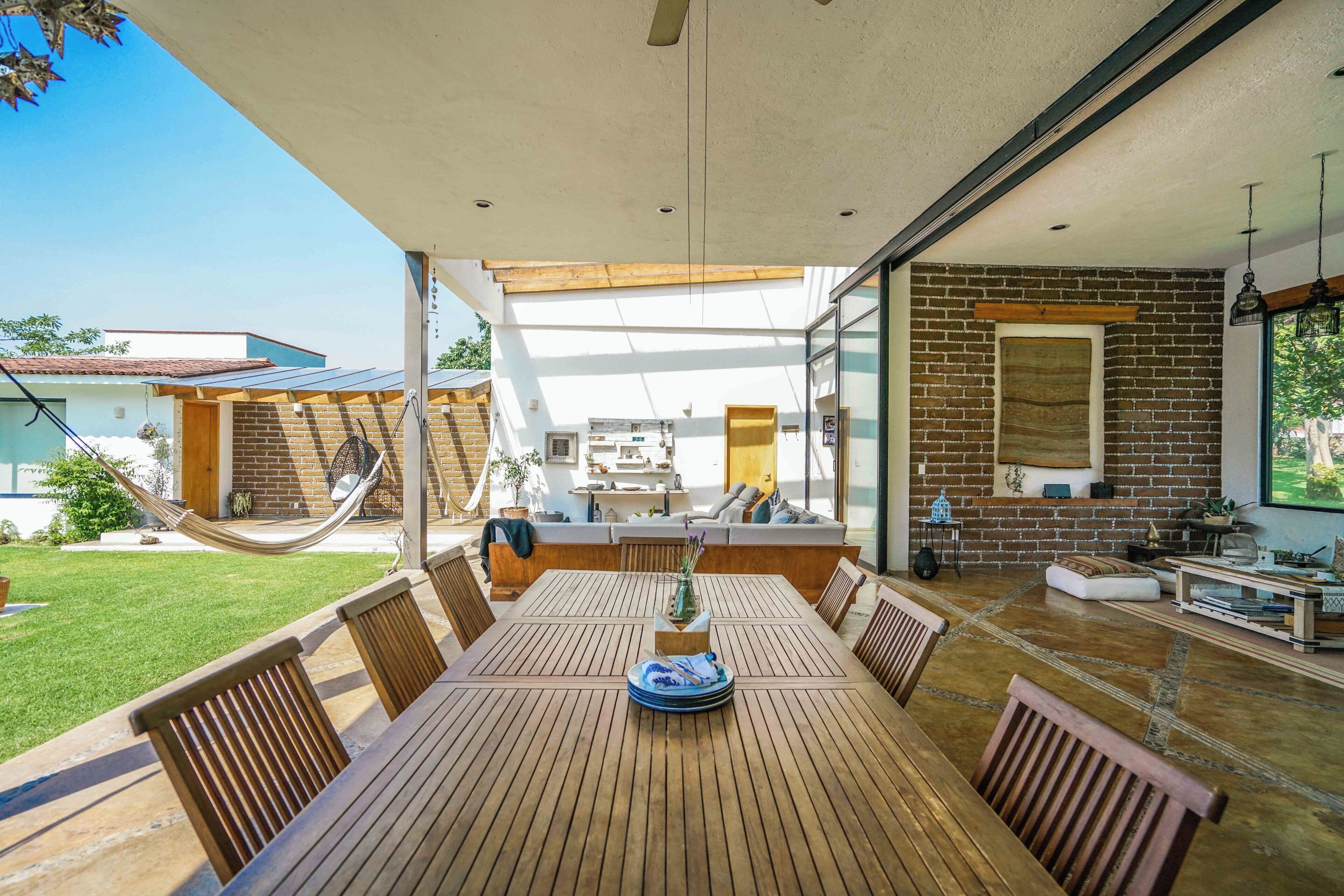 Casa, alberca privada, vista a la montaña | Comedor