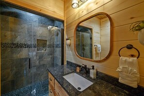 Shower, towels